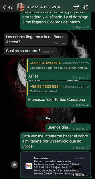 Fraude en el Metro CDMX (Foto: X)