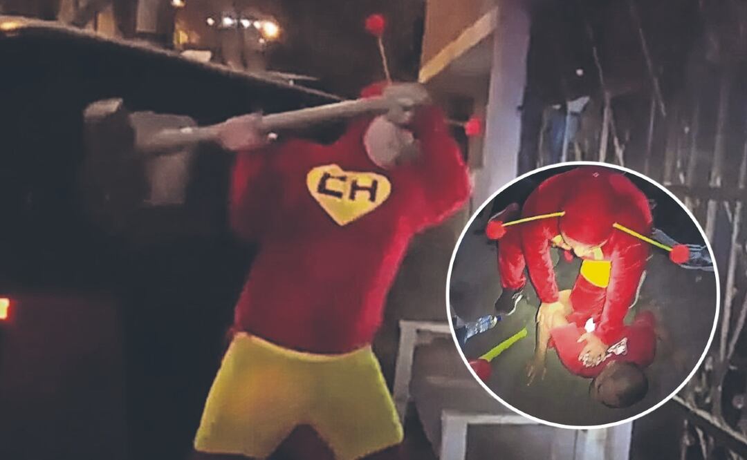 Chapulín Colorado vs Narco (Foto: Especial)