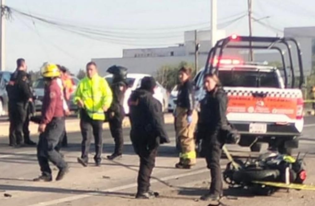 Biker muere frente al IMSS de Tecámac, horas después de que un borracho atropellara a una familia (Foto: Especial)