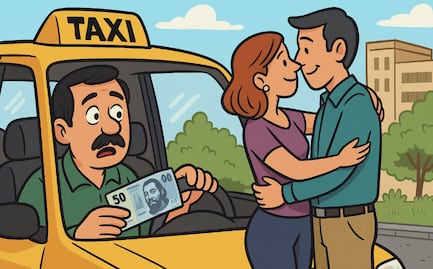 "Me quedé en shock": Taxista cuenta la infidelidad que presenció en pleno viaje