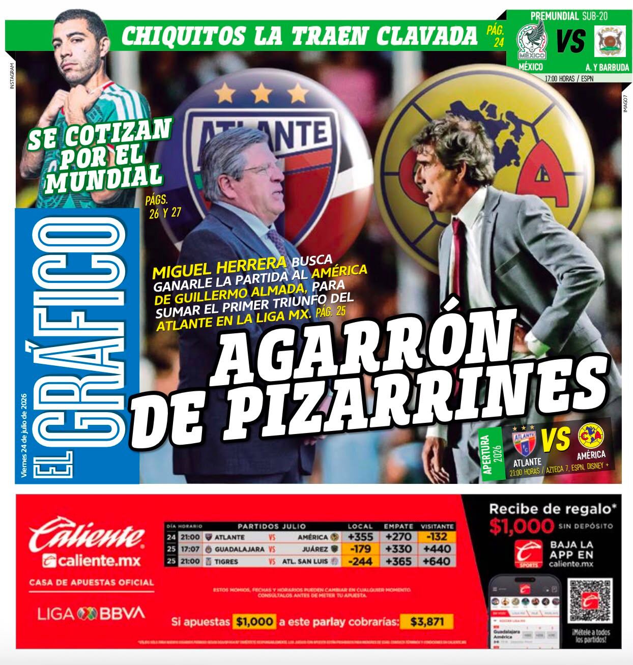 Portada El Gráfico | Viernes 24 de Julio de 2026