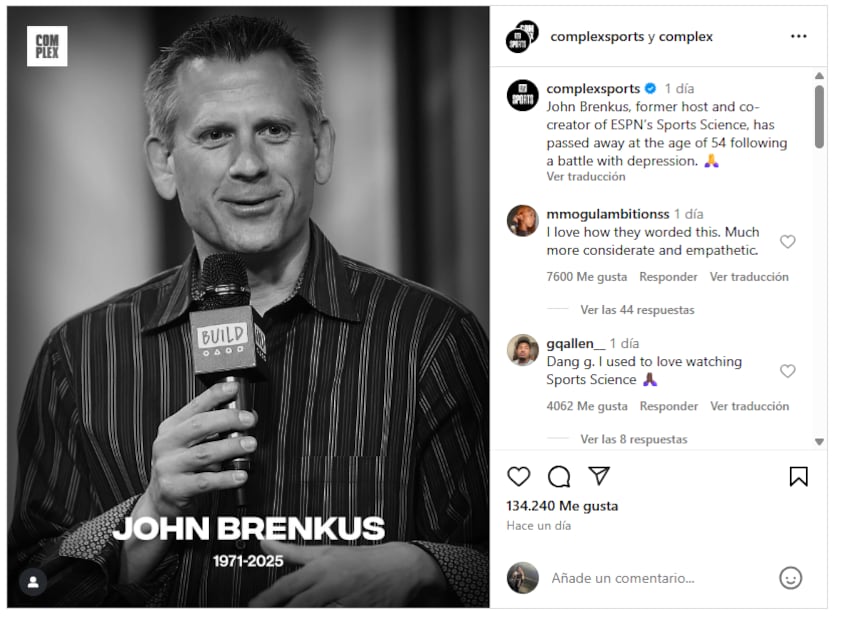 Muere conductor de ESPN (Foto: Redes sociales)