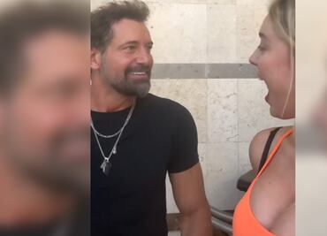 VIDEO: A Gabriel Soto LE ENCANTAN las RUSAS, así lo balconeó tiktoker