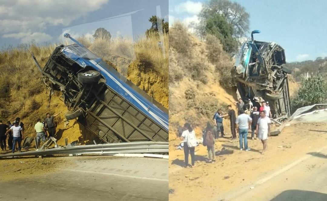 Fallecen 4 personas tras aparatoso accidente vial en la Autopista México-Puebla