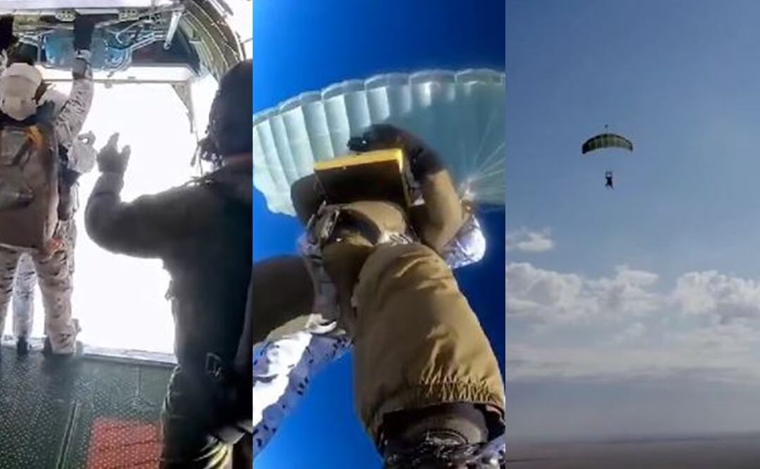 Rusos rompen récord Guinness tras lanzarse a 10 mil metros de altura de un paracaídas 