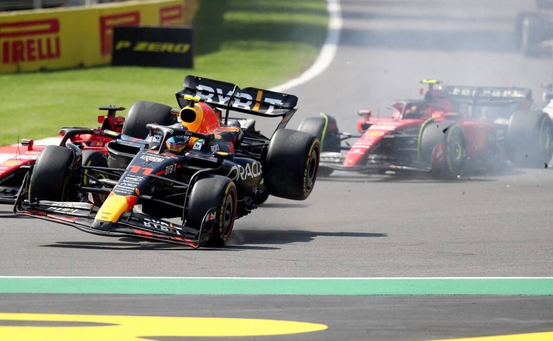 'Checo' Pérez queda fuera del GP de la Ciudad de México tras impacto contra Leclerc