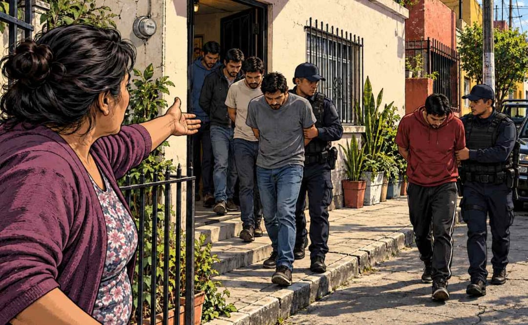 Balazo en la pelvis mata a Mario Ismael, atoran en la GAM a sus 5 agresores (Foto: Creada con IA)
