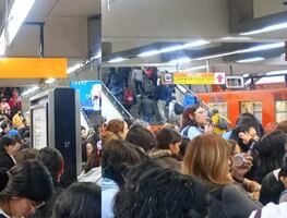 Metro CDMX: Línea 7 detenida y colapsada ¿Qué está pasando?