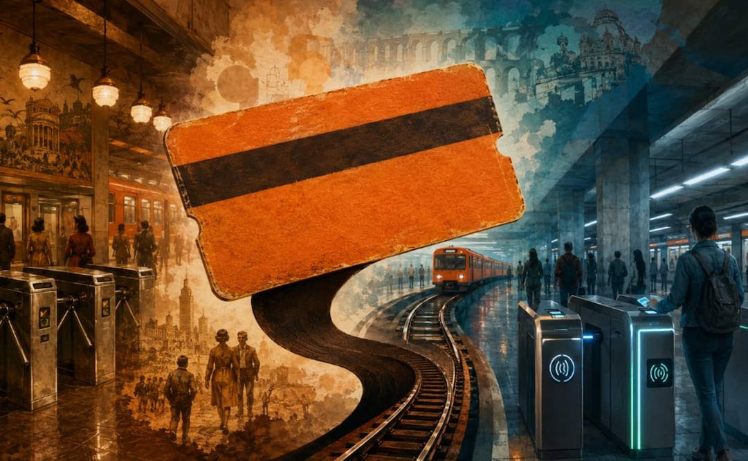 ¿Cómo funcionaba el boleto magnético del Metro CDMX y por qué desapareció? (Foto: Creada con IA)