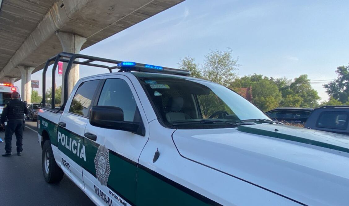 Policía muere en Periférico (Foto: Áxel Sánchez)