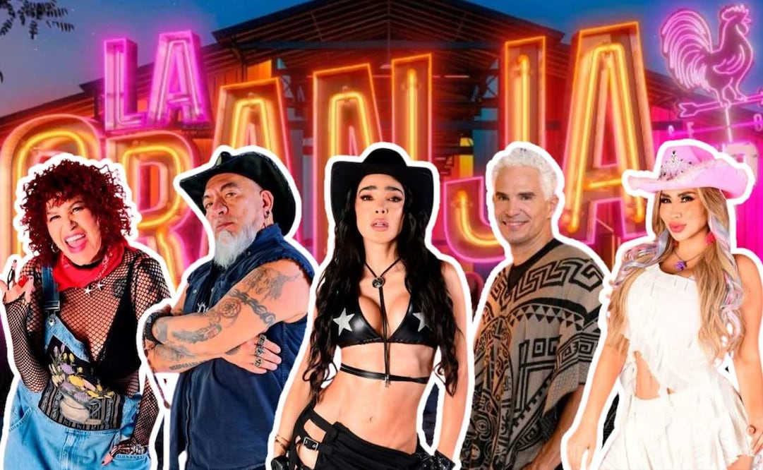Manelyk, La Bebeshita, Kenny, Julio Camejo y Carlos Trejo son los nominados de la tercera semana de La Granja VIP. Foto: (Redes Sociales)