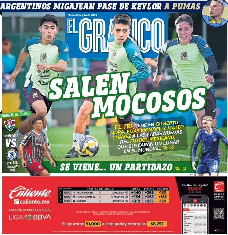 Portada El Gráfico | Martes 8 de julio 2025