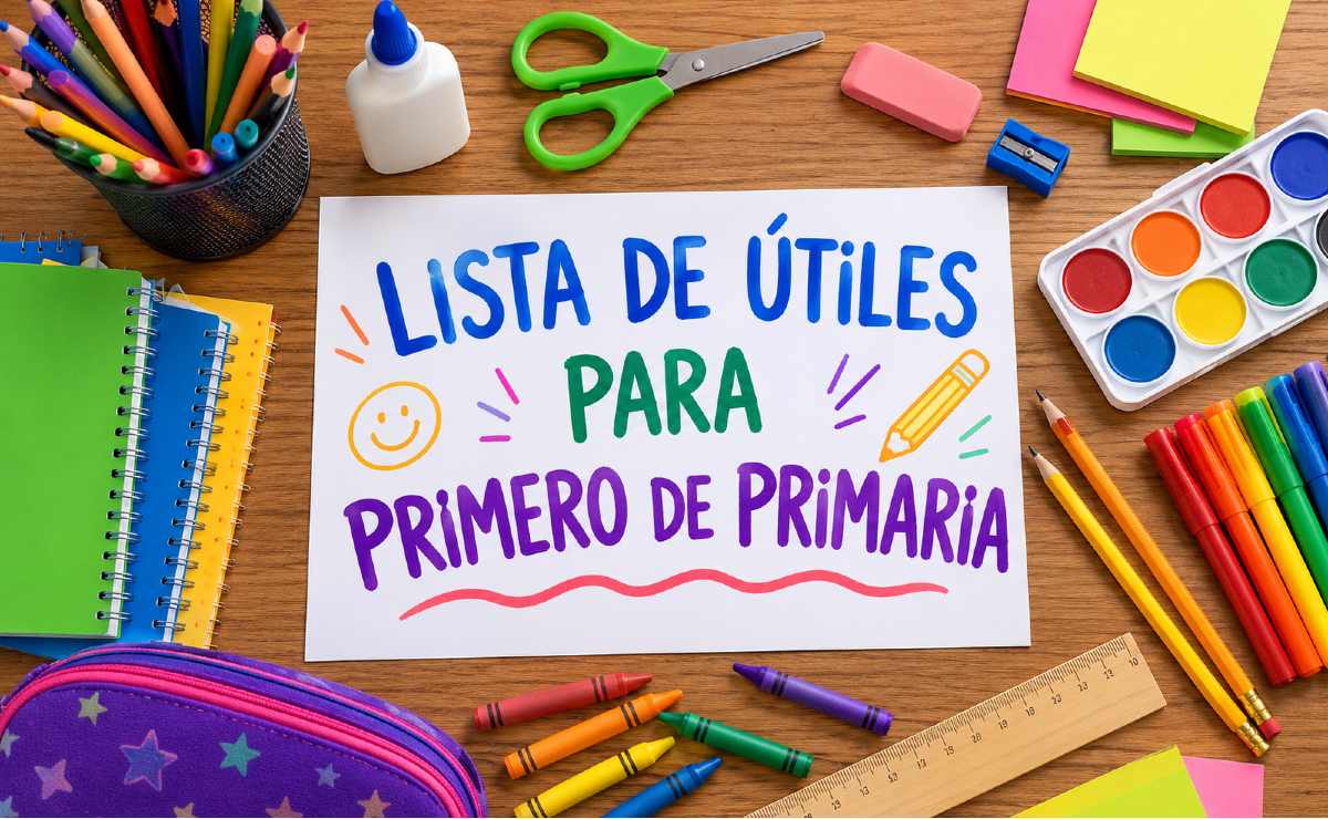 ¿Qué útiles pide la SEP para primero de primaria? Esta es la lista completa para el ciclo escolar 2026-2027