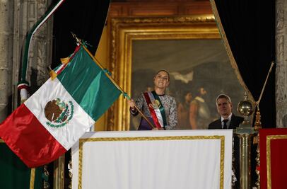 Claudia Sheinbaum hace historia al dar su primer Grito de Independencia