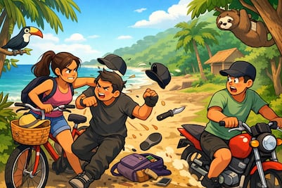 ¡Su barrio las respalda! Mexicanas ganan pelea tras intento de asalto en Costa Rica