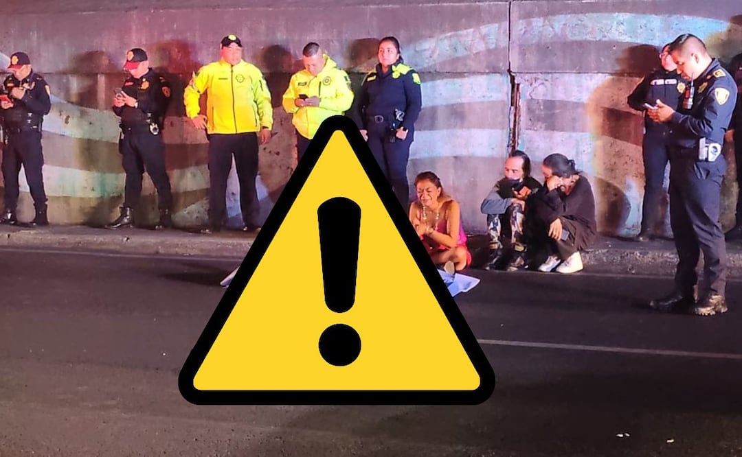 Madrugada desgarradora: Muere hombre arrollado en el Viaducto Miguel Alemán. Foto: (Especial)