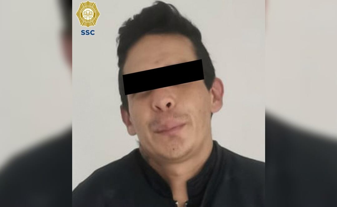 El Chuki detenido en Coyoacán. Foto: (Especial)