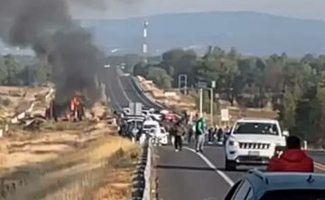 Foto: Especiales (Marchas y bloqueos carreteros no frenan amenazas de supuestos sindicatos en Puebla y Tlaxcala )