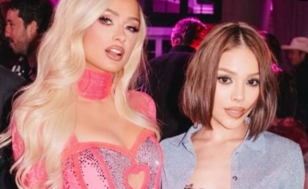 Danna Paola impacta con look sensual en la fiesta de Paris Hilton y roba todas las miradas (Foto: Instagram)