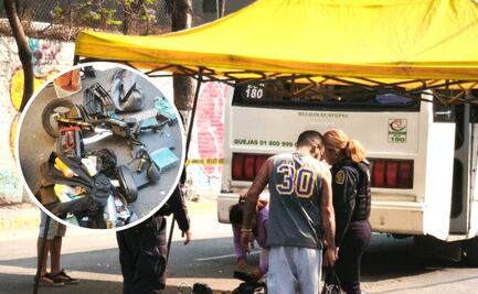 Doñita en bici eléctrica muere atropellada en la GAM, presuntamente le quiso ganar el paso a un micro