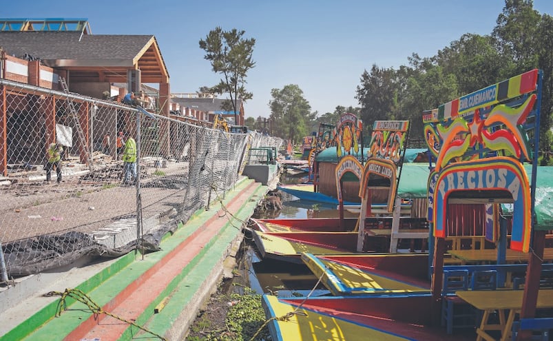 ¿Xochimilco estará listo para el Mundial? Embarcadero de Cuemanco sigue en obras