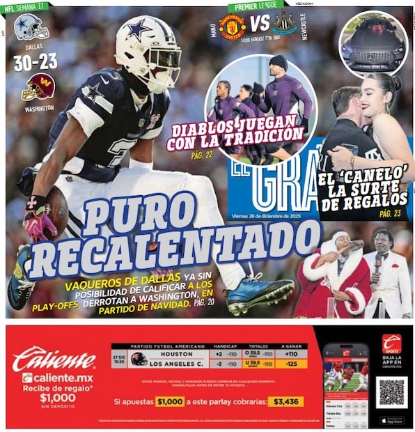 Portada El Gráfico | Viernes 26 de diciembre 2025