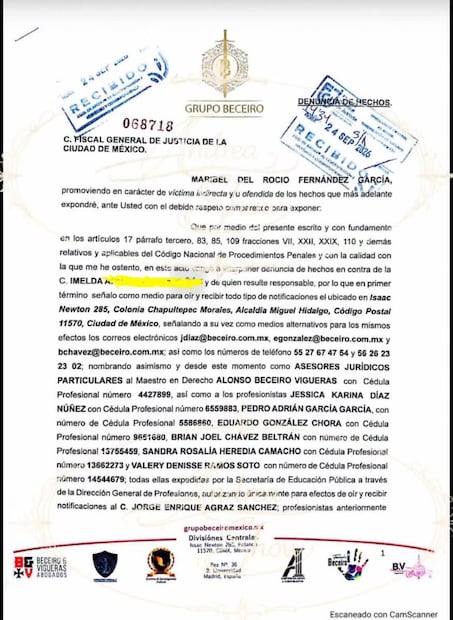 Maribel Guardia presenta a ex abogado de Gustavo Adolfo Infante para denuncia en contra de Imelda Tuñón
Foto: Redes Sociales