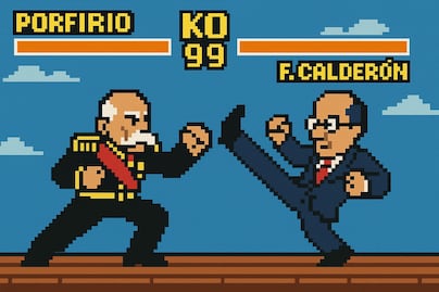 ¿Quién ganaría en una pelea al estilo Street Fighter entre Porfirio Díaz y Felipe Calderón?