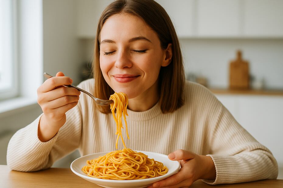 Beneficios de comer espagueti (Foto: Creada con IA)