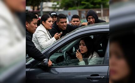 Conductora es acorralada y amenazada por 'Los 300' en Ecatepec tras accidente