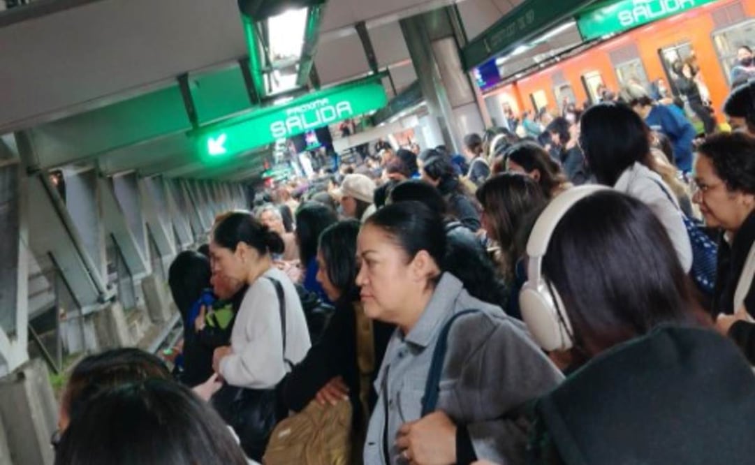 Metro CDMX hoy. Foto: (Redes Sociales)