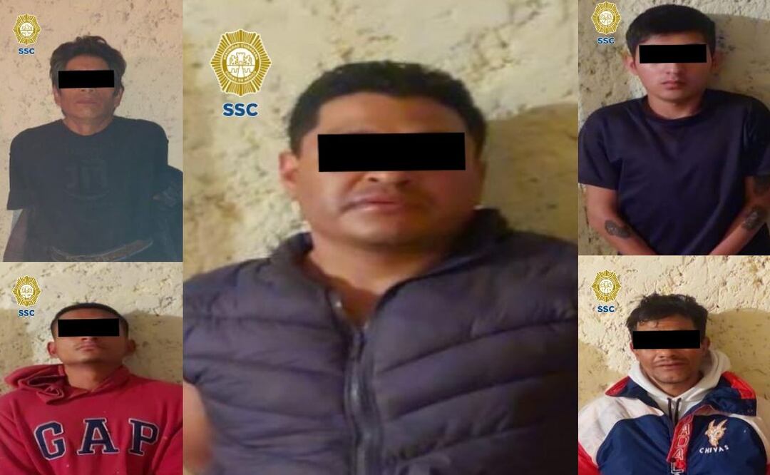 Detienen a 5 hombre por el asesinato de "El cachetes", en la CDMX