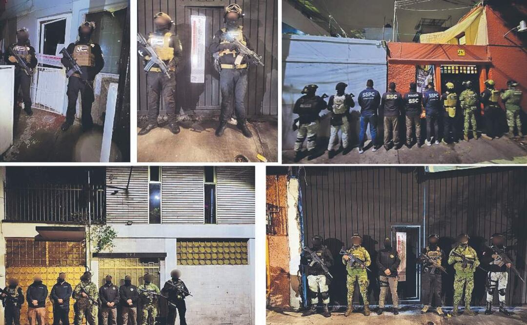 Detenidos de La Unión Tepito (Foto: Especial)