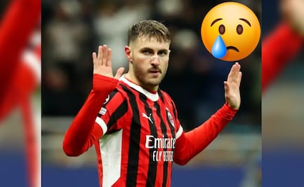 Santiago Giménez erró el penalti del empate ante el Napoli