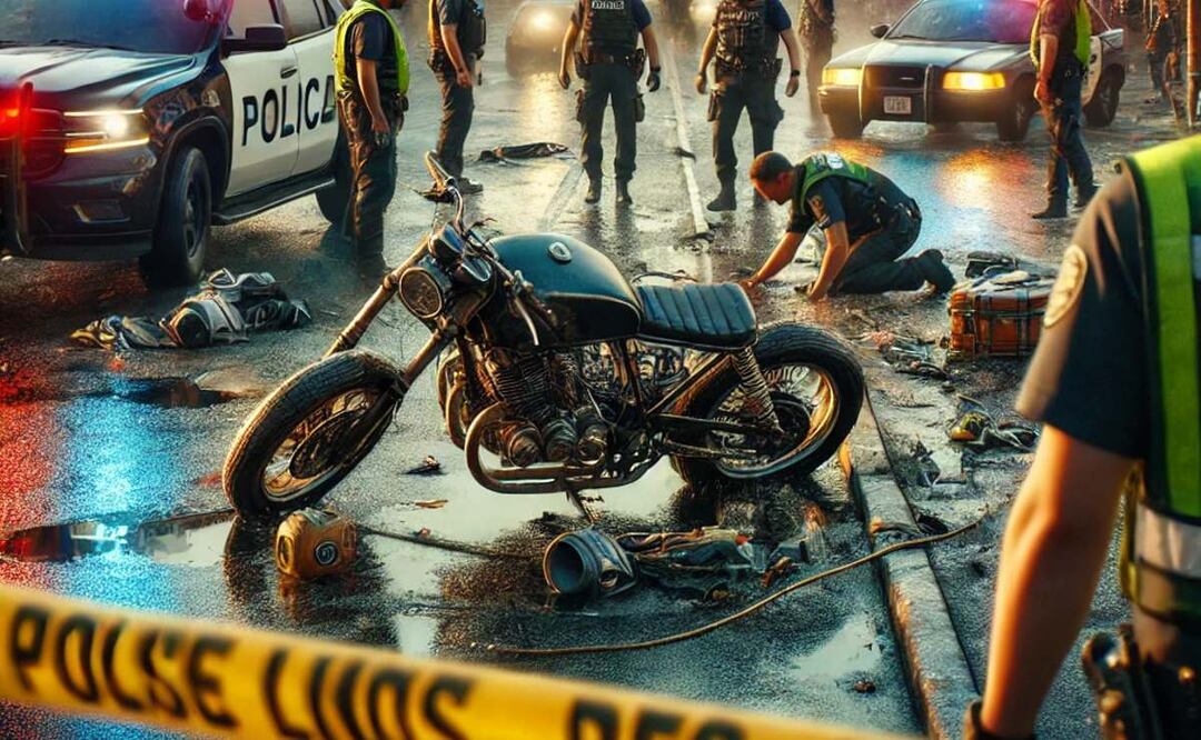Auto se pasa el alto y da aventón al panteón a motociclistas, en Iztapalapa