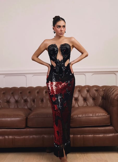 Vestido de Galilea Montijo (Vía: Instagram)