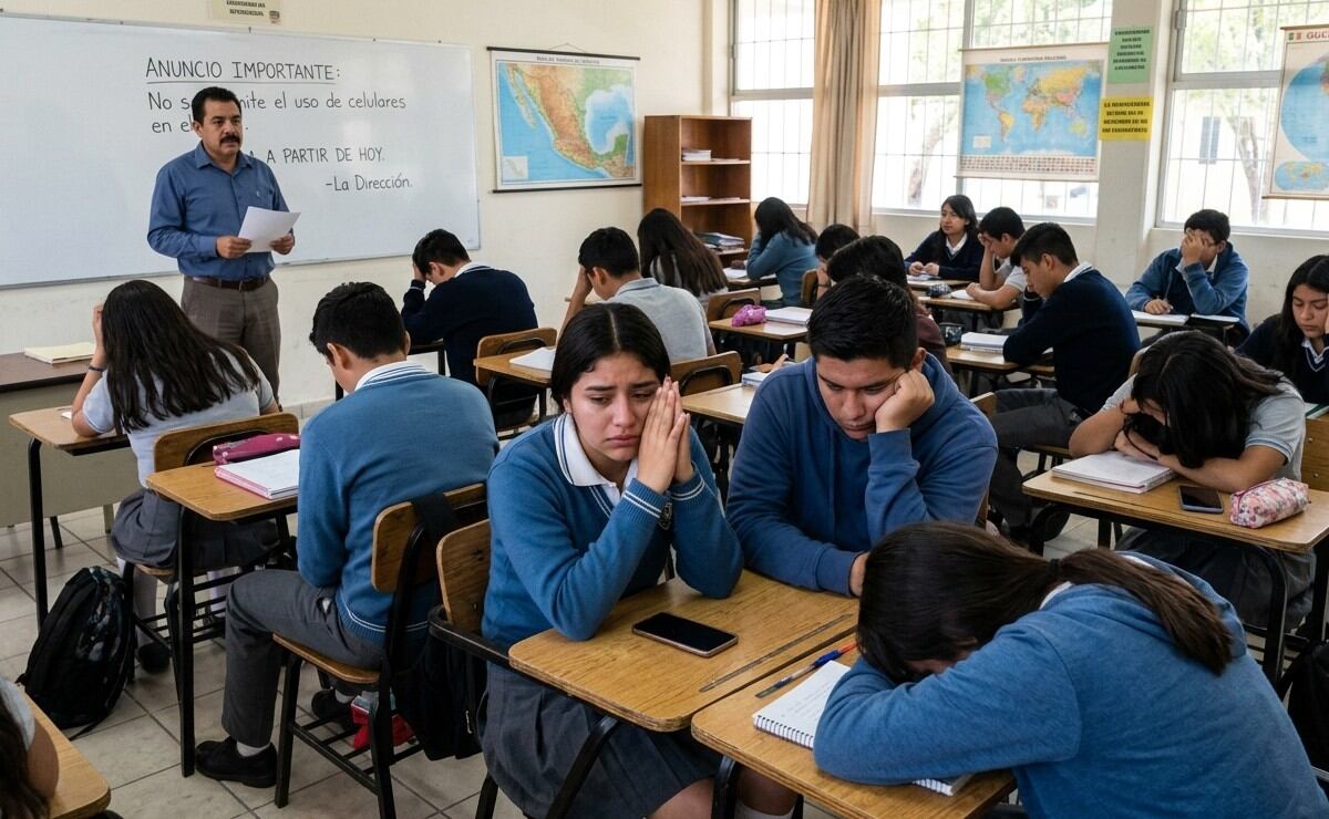 ¡Fuera dispositivos! Alumnos de educación básica no podrán usar celulares en escuelas