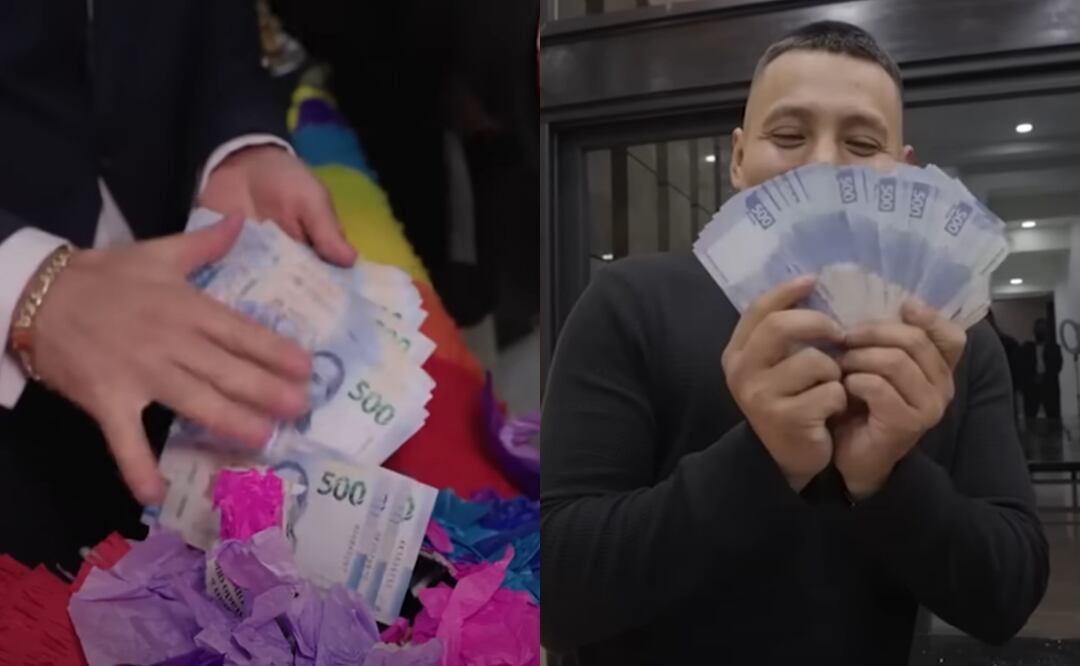 Yulay y su Navidad exuberante con piñata de casi medio millón de pesos