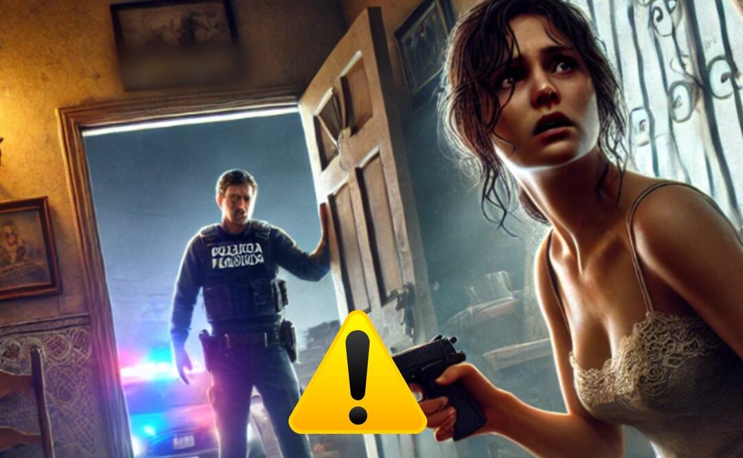 Mujer mata a su agresor en Tlalpan (Foto: Creada con IA)