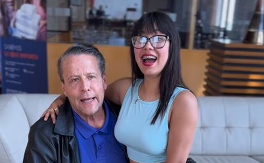 Modelo erótica se sienta en las piernas de Alfredo Adame y le levanta el orgullo en video