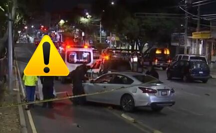 Los riesgos de manejar borrachos: embisten y matan a un motociclista, en Coyoacán