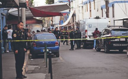 ¡Guerra en Tepito! Sicarios acribillan a un hombre y hieren a tres más