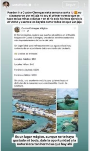 Historia de Un Tal Fredo (Foto: Instagram)