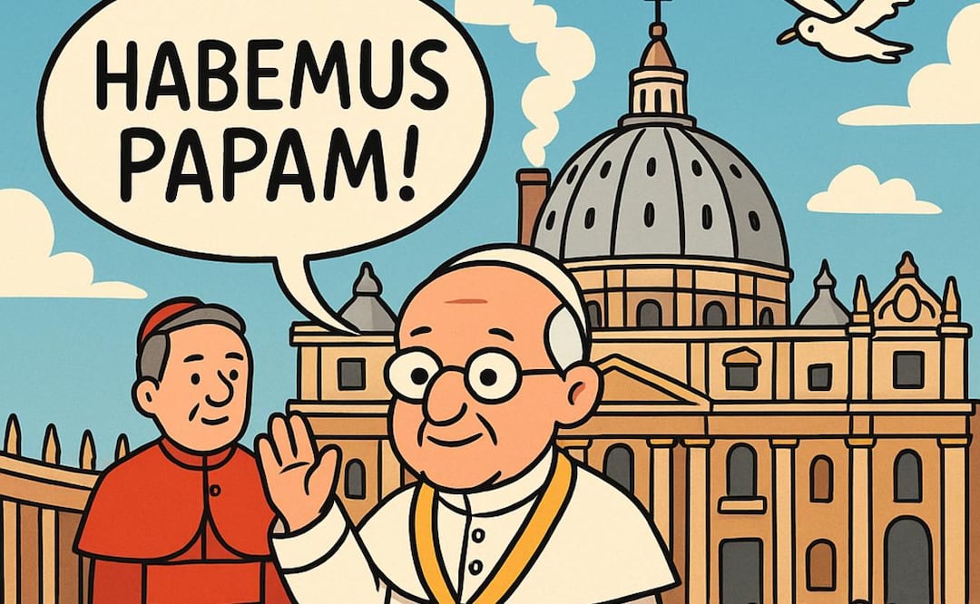 Nuevo papa (Foto: Creada con IA)