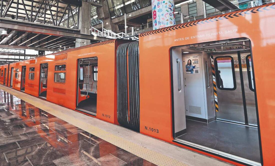 Línea 1 del Metro CDMX. Foto: (Berenice Fregoso. El Gráfico)