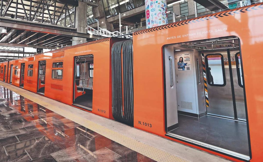 Línea 1 del Metro CDMX. Foto: (Berenice Fregoso. El Gráfico)