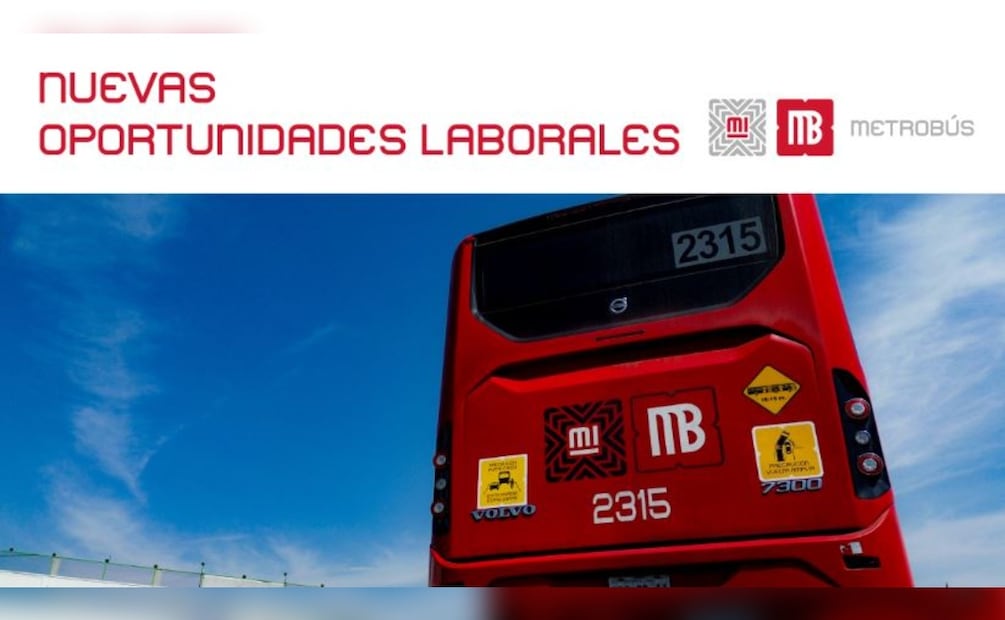 Foto: FB Metrobús (El Metrobús CDMX ofrece nuevas oportunidades laborales)