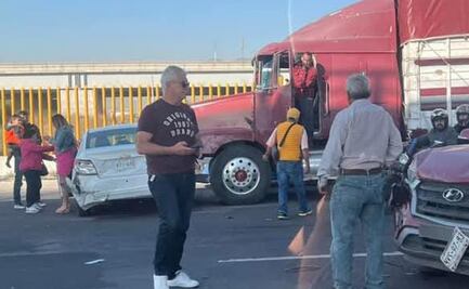 Camión desenfrenado provoca carambola y caos vial en Ecatepec