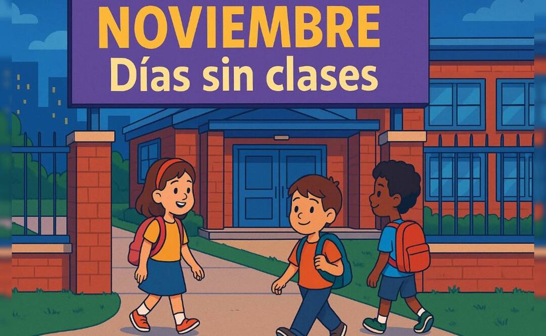 SEP confirma días sin clases en Noviembre. Foto: (IA)