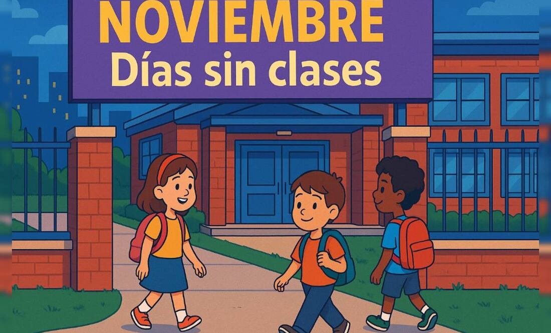 SEP confirma días sin clases en Noviembre. Foto: (IA)
